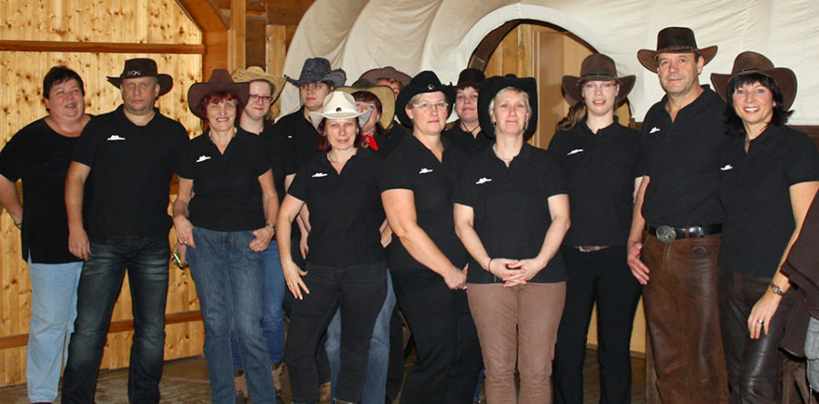 LineDance Auftritt auf der Reinert Ranch